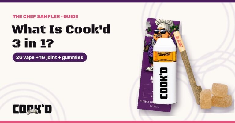 What Is Cook’d 3 in 1? The 2G Vape, 1G Joint & Gummies Kit Explained